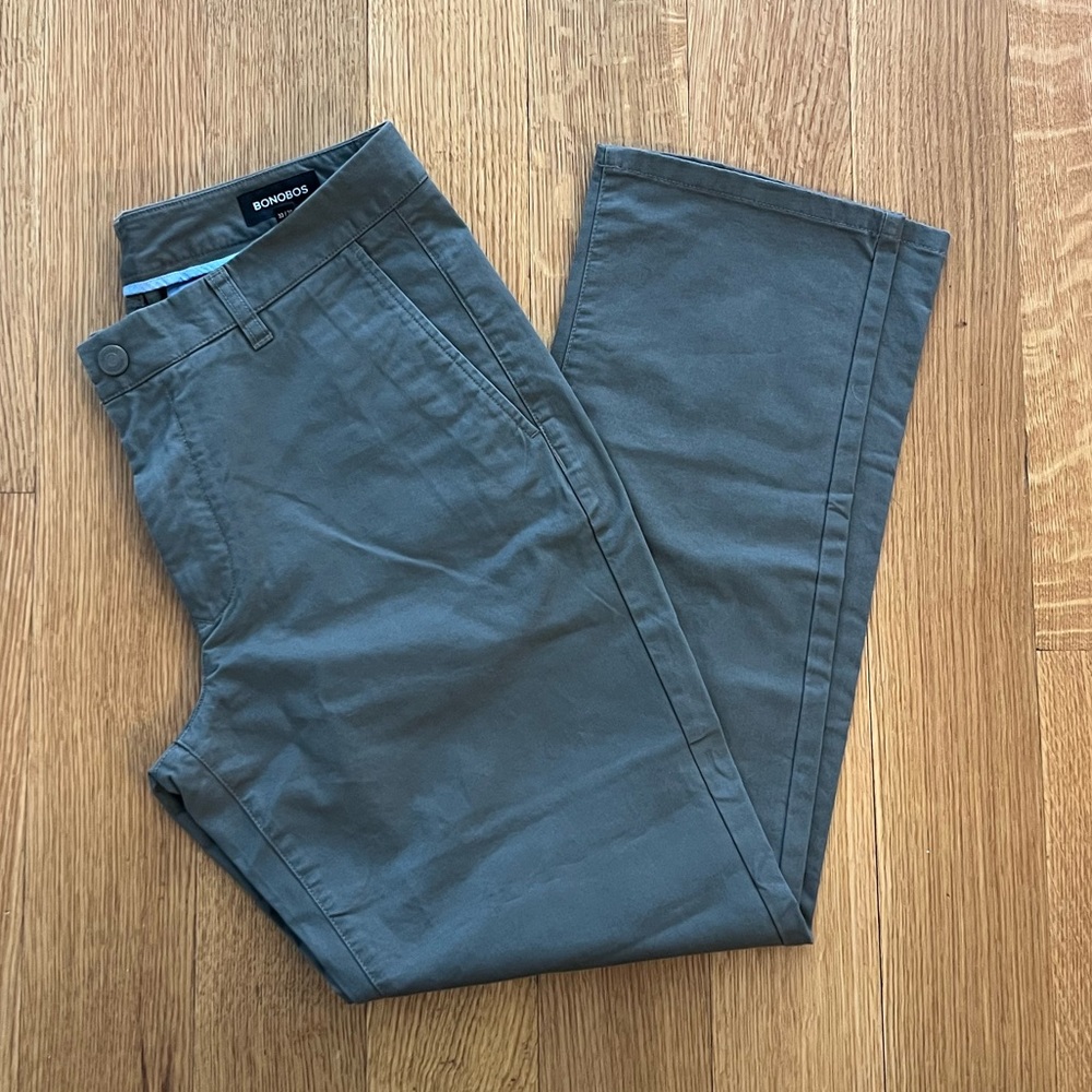 BONOBOS GRAY CHINOS